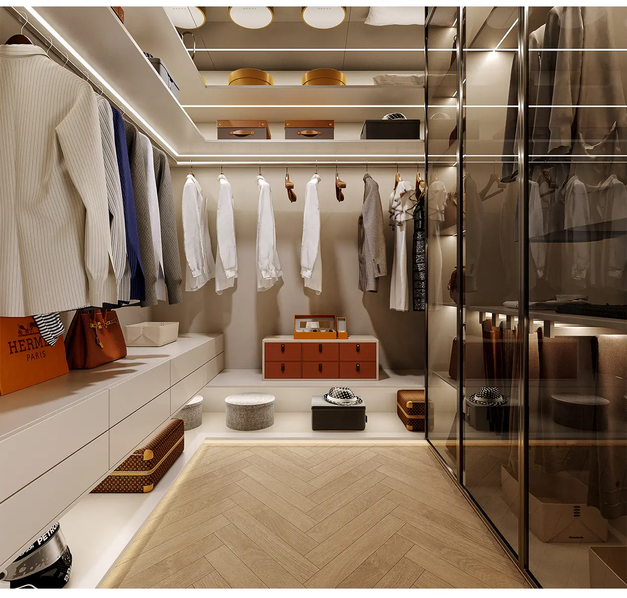 kelen luxury 2026 custom bedroom closet: modern wood wardrobe, mdf combination armoire, high end design