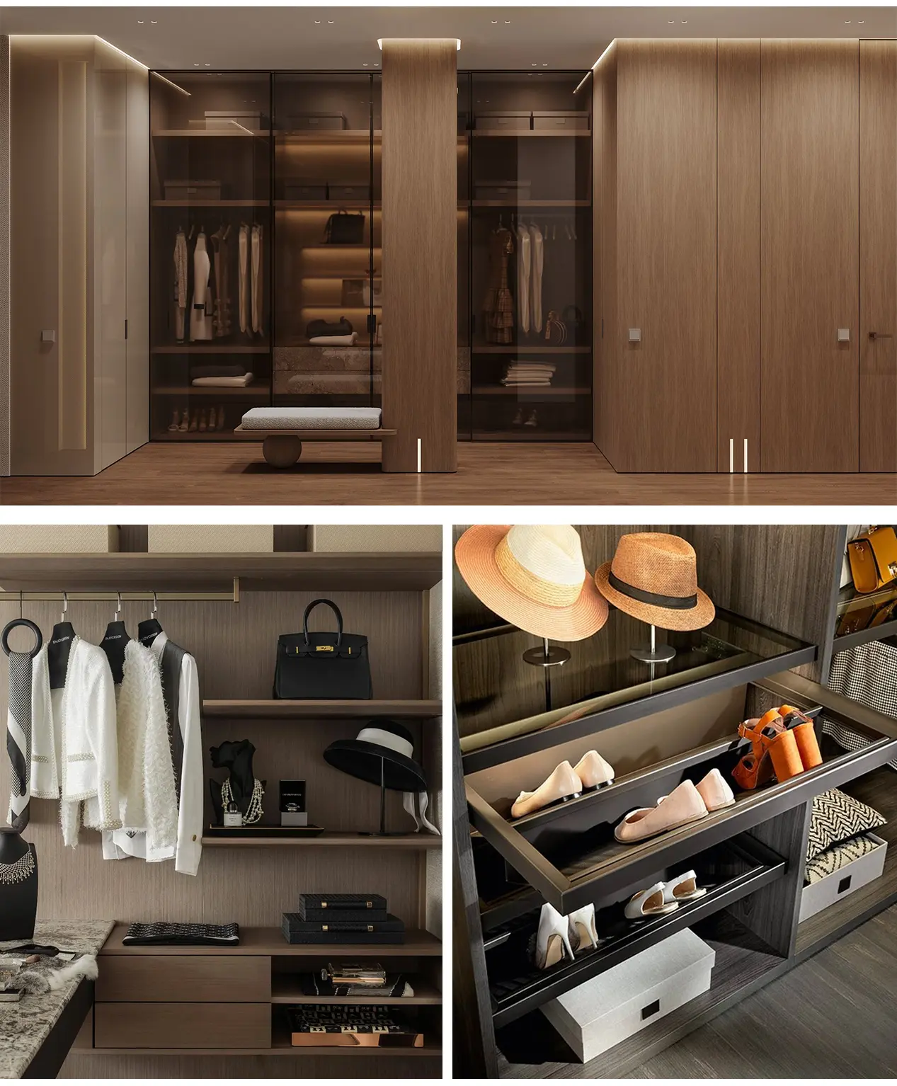 Modern Aluminum Bedroom Cabinets W15 05