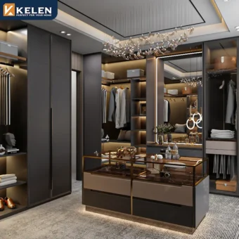 kelen 2026 custom aluminium closet armoire modern wardrobe bedroom wardrobes design wardrobe cabinet wooden wardrobe closet