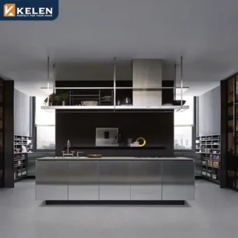 kelen 2026 kitchen customization cabinet wall supplier wholesale modular modern wood furniture kitchen cabinet