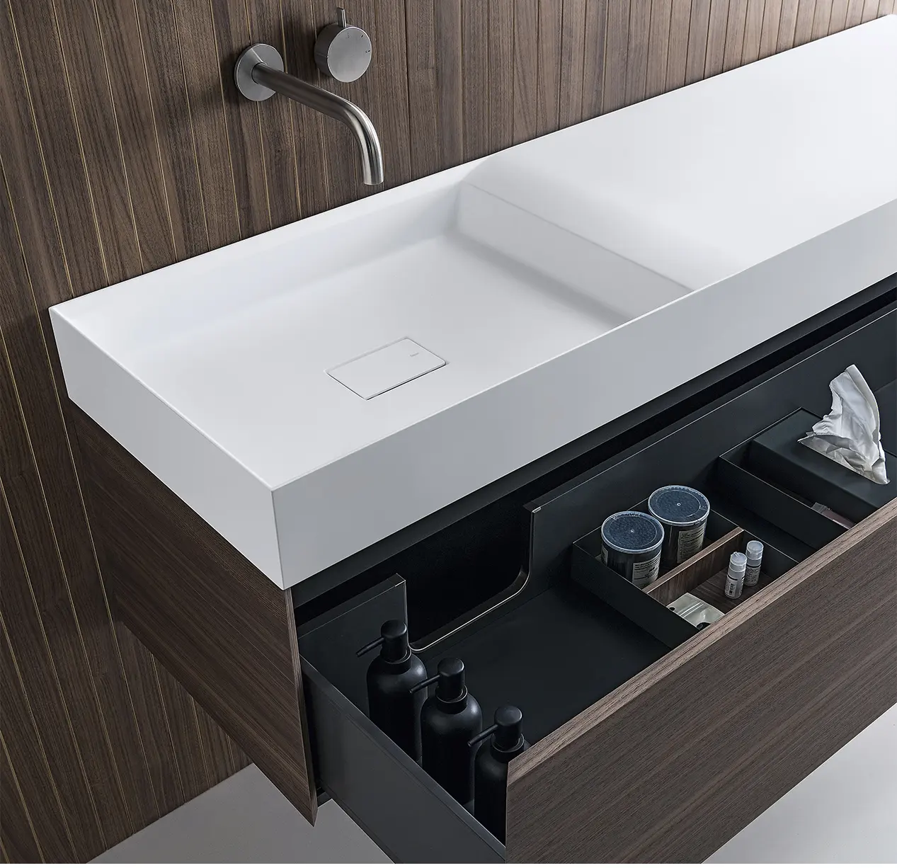 kelen 2026 luxury vanity bathroom: natural marble custom bespoke bathroom cabinets design