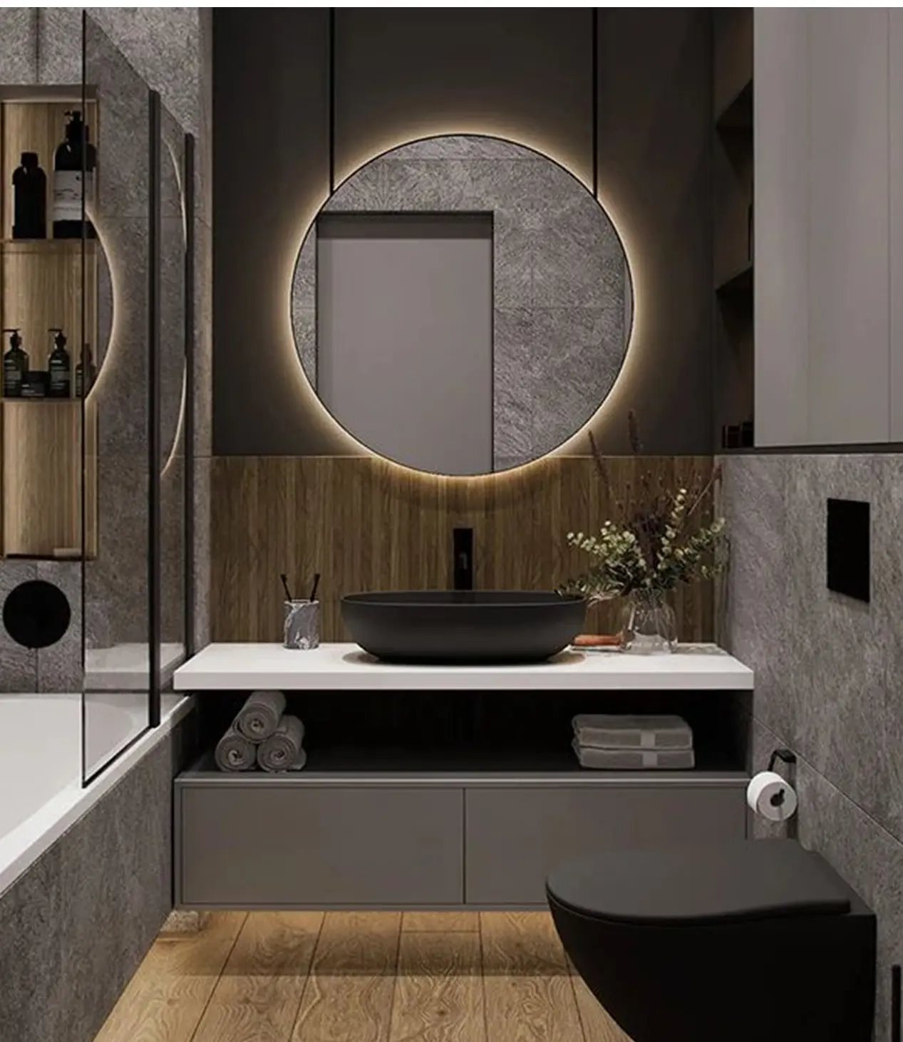 kelen 2026 luxury vanity bathroom: natural marble custom bespoke bathroom cabinets design