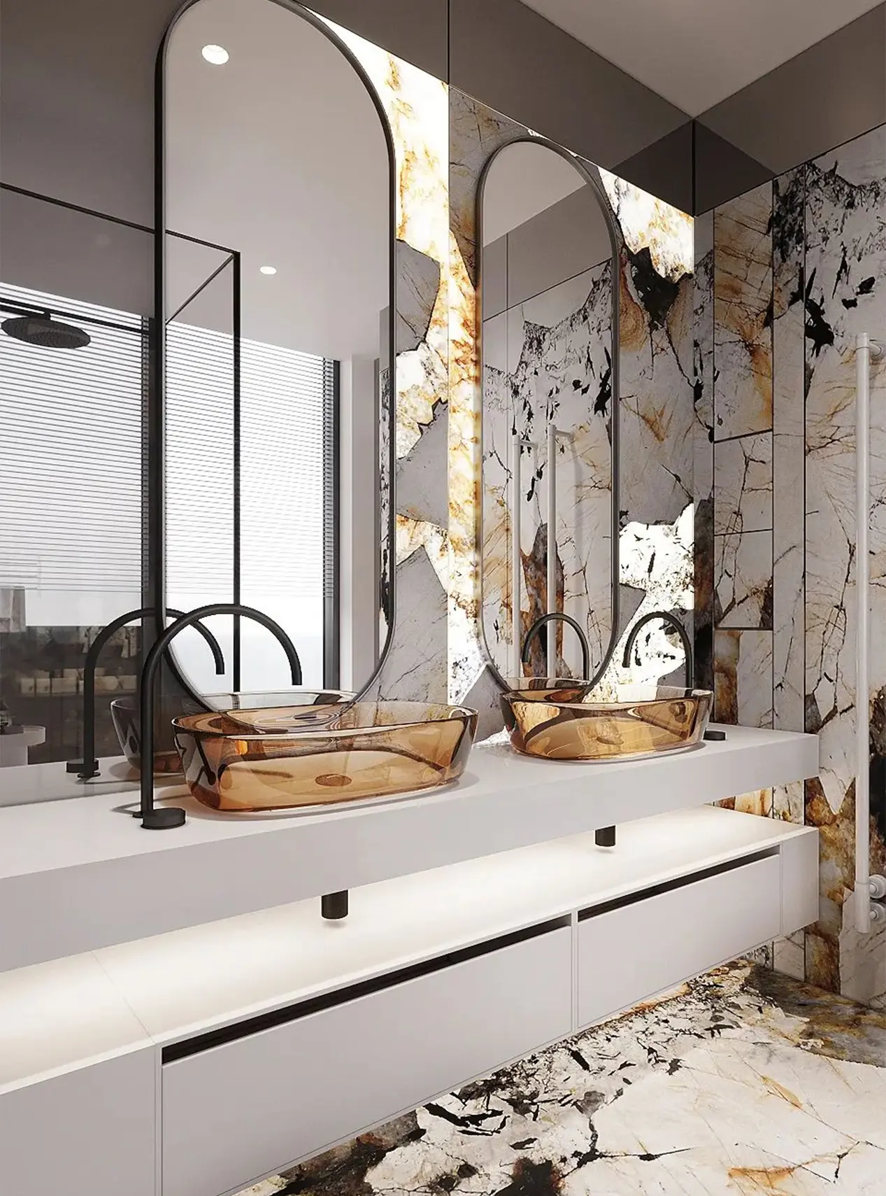 kelen 2026 luxury vanity bathroom: premium natural marble bespoke bathroom cabinets & batroom vanity